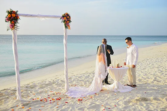 851 anguilla couple sunset
