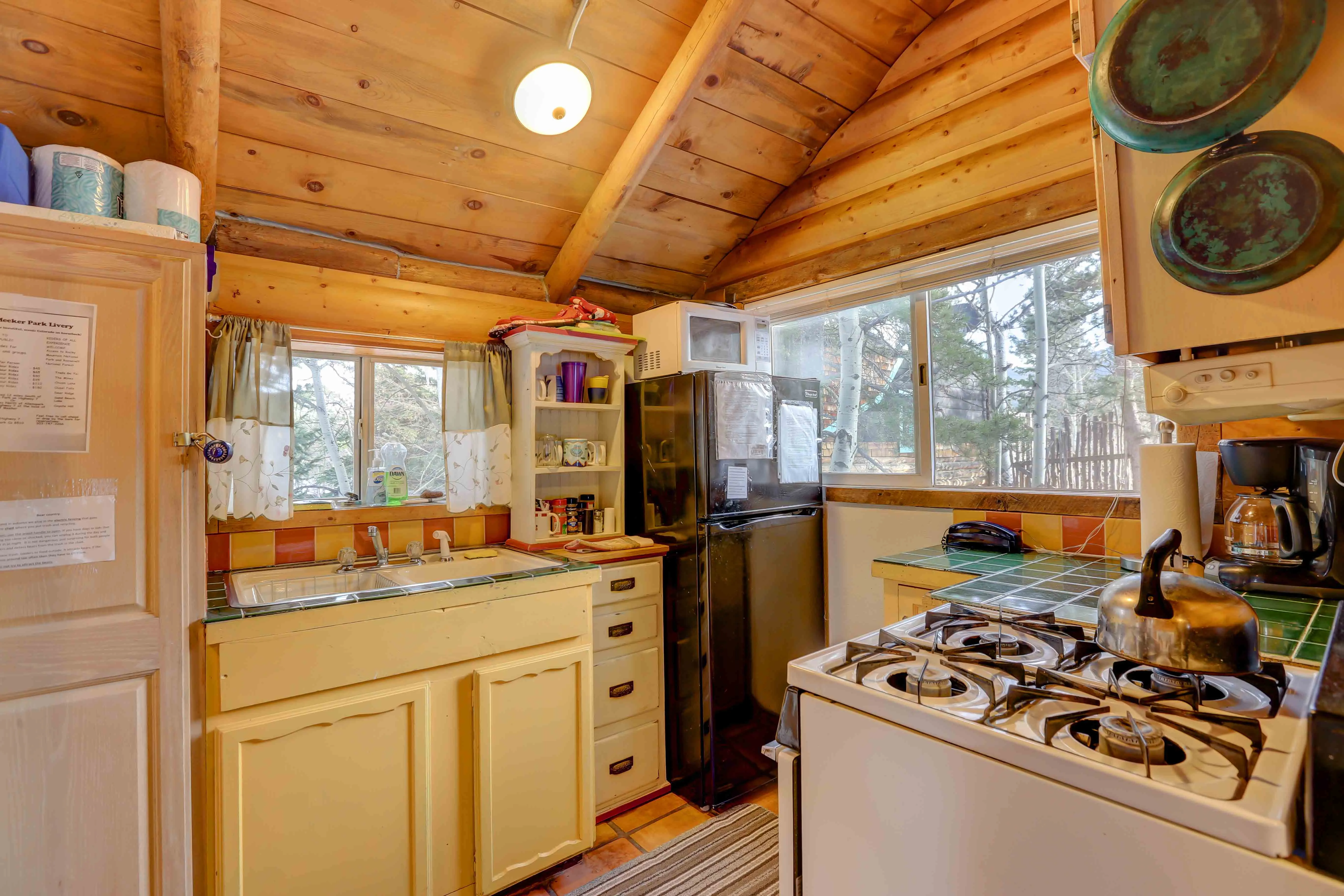861 cabin fireplace