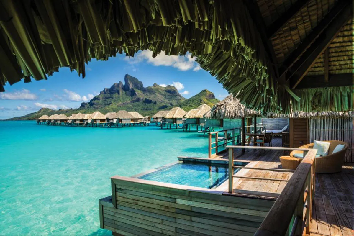 923 overwater bungalows